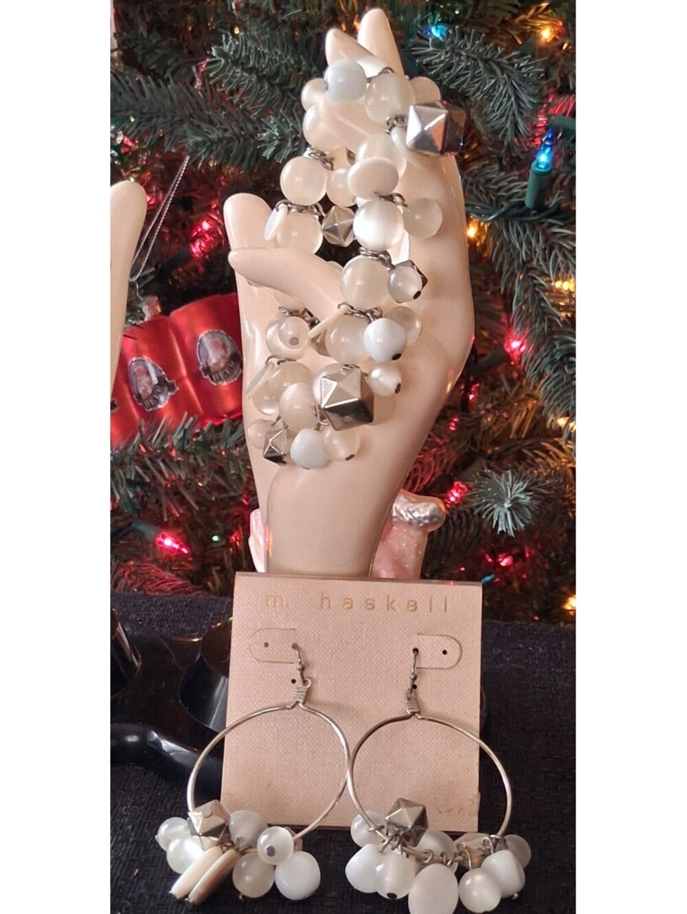 M. Haskell Earrings and Bracelet Set NWT Moonstone Style Great set [COPY]